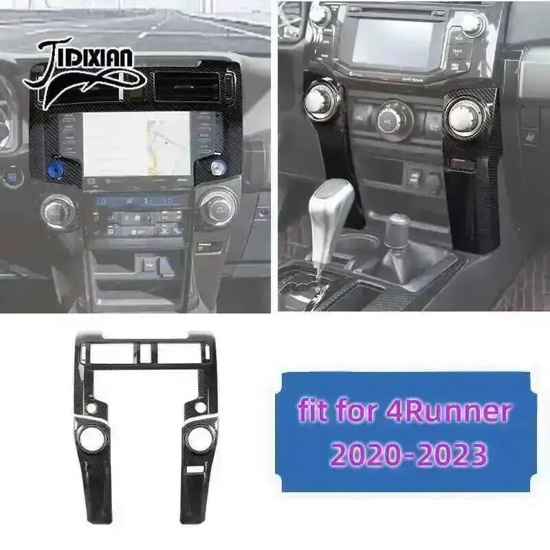 Carbon fiber grain interior and exterior decoration kit for Toyota 4Runner models 2010-2023