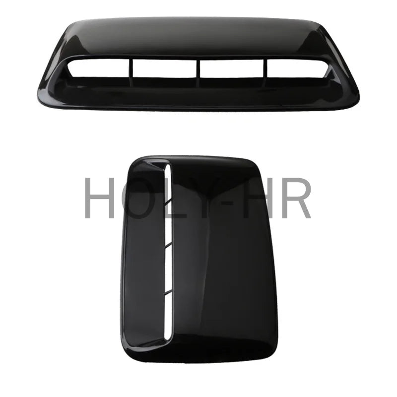 Finition de ventilation universelle noire pour capot de voiture.