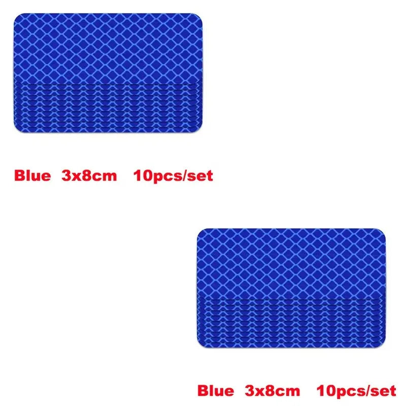 Reflective Warning Stickers for Vehicle Bumpers