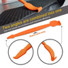 An orange tool kit with two angles combined into one for window tinting and vinyl wrapping.