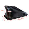 Antenne de voiture avec nageoire de requin en fibre de carbone, dimensions 7x7,5cm et 16cm de long