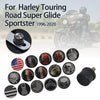 Set of aftermarket motorcycle seat and fender bolts for Harley Touring Road Super Glide Sportster 1996-2020