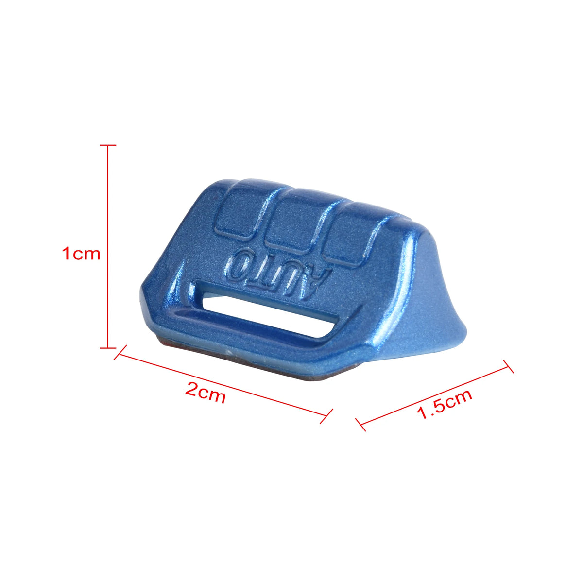 Blue plastic car window control button decoration cover for Jeep and Gladiator