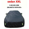 Black sedan XXL universal all-weather car cover
