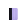 A black and light purple felt squeegee tool for removing vinyl decals and film.