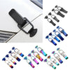 Set of black and blue car trunk pull buckle repair clips for automotive use