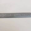 Silver HSE LUXURY badge decal for a Discovery 4 car.