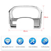 Clear acrylic dashboard trim panel for Chevrolet Silverado and GMC Sierra vehicles