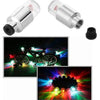 A set of universal LED wheel lights for bikes and cars, showing various light patterns.