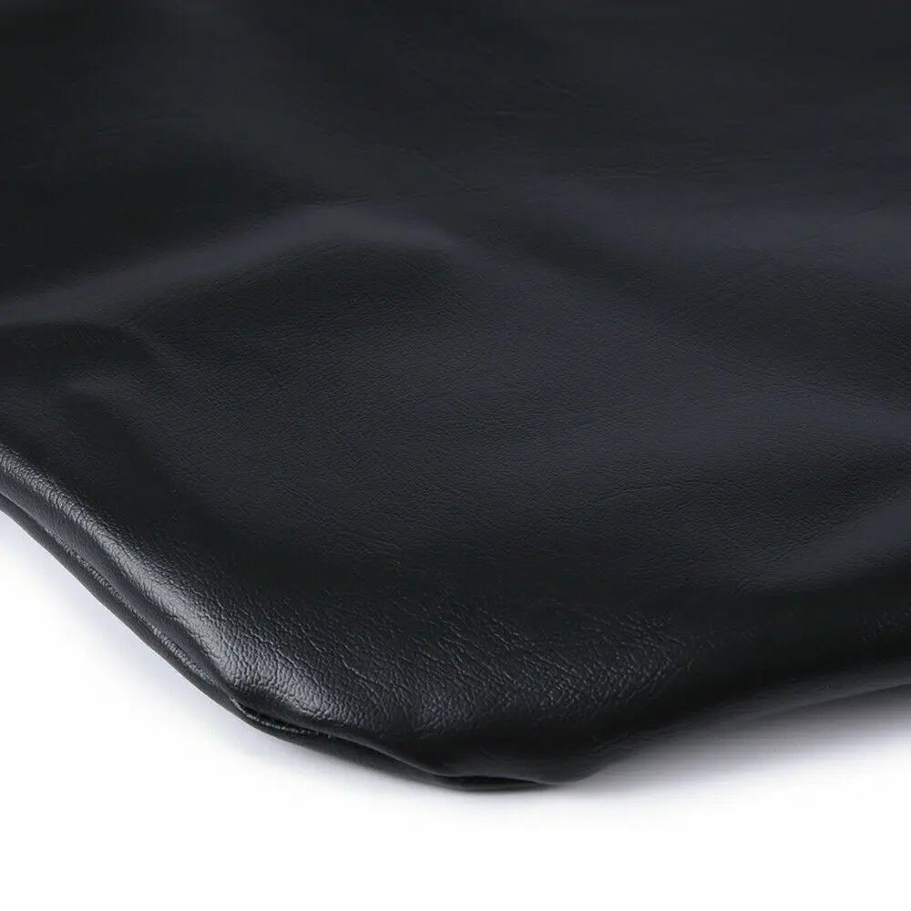 Black seat cover for a Honda Fourtrax 300 ATV, shown in a close-up view.
