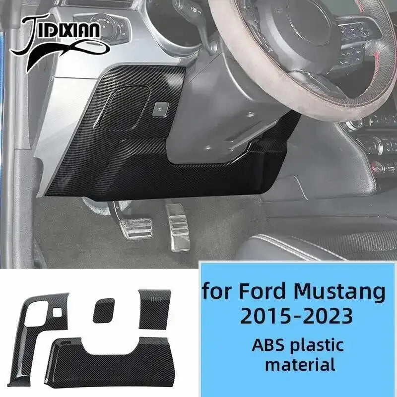 ABS plastic material interior decoration kit for Ford Mustang 2015-2023