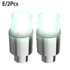 Two universal LED wheel lights for bikes and cars, shown in a side view.