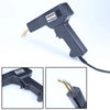 A black plastic welder kit with hot staples for repairs, shown in a close-up view.
