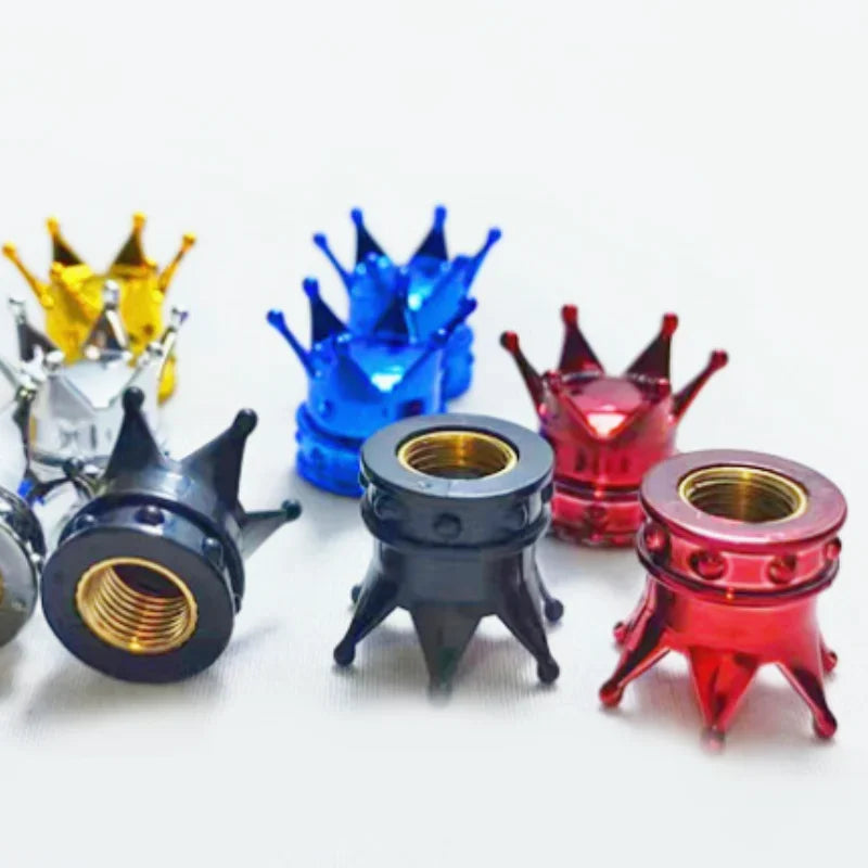 Collection de bouchons de valve universels pour voiture dans diverses couleurs, y compris or, bleu et rouge