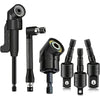 A set of professional flexible drill bit extensions including a main body and various bits.