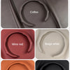 Cinq couleurs pour une housse de volant universelle, y compris café, rouge vin, beige et blanc.