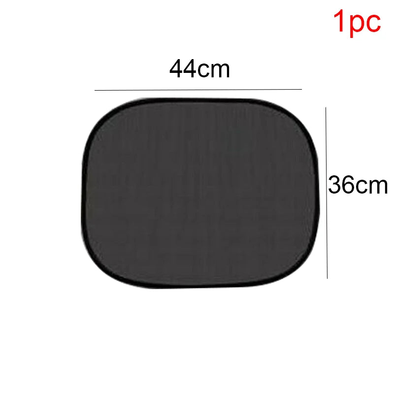 Pare-soleil universel noir pour pare-brise de voiture, mesure 44x36 cm