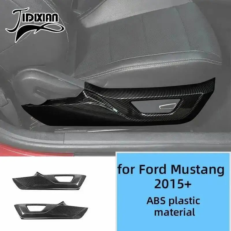 ABS plastic carbon fiber trim piece for Ford Mustang 2015+ interior decoration