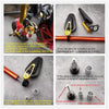 Installation guide showing how to tighten screws and install an expansion sheet on a handlebar.