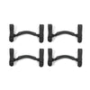 Four black grab handles designed for Jeep and off-road vehicle roll bars