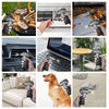 Various angles show a high-speed turbo air blower with DC charging used for cleaning grills, electronics, and other surfaces.